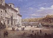 Gaspar Van Wittel The Villa Medici in Rome oil painting artist